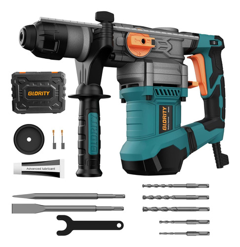 Glority Pulgada Sds-plus 13 Amperios De Martillo Rotativo De