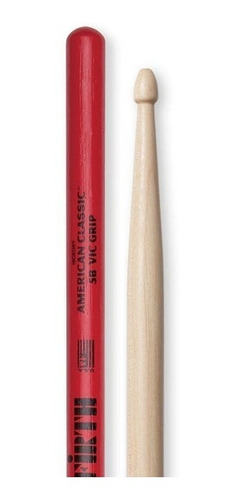 Baquetas Palillos Vic Firth 5b Vic Grip Punta De Madera