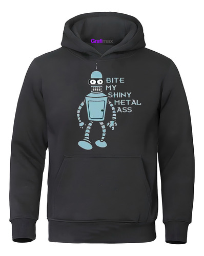 Polerón Bender Futurama Kiss My Shiny Metal Ass Grafimax