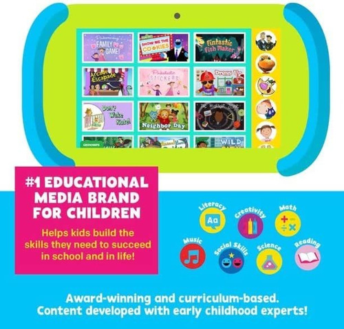 Tableta Kids Playtime Pad + 7 Hd Kid-safe Android Americana