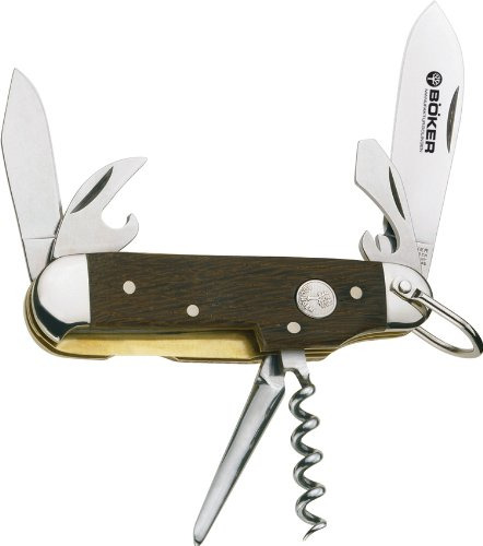 Boker 110183camp Cuchillo Roble Ahumado Con 21/2en. 4034hoja