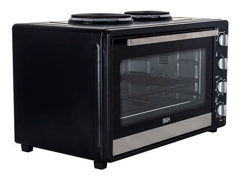 Imagen 5 de 6 de Horno de mesa eléctrico BGH BHE64M20A 64L negro 220V