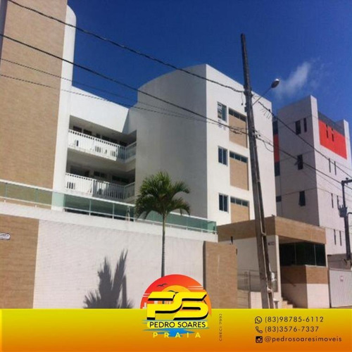 (oportunidade) Apartamento Com Vista Para O Mar, 70 M² Por R$ 370.000 - Intermares - Cabedelo/pb - Ap4127