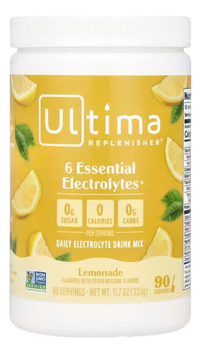 Ultima Replenisher 6 Electrólitos Esenciales Sabor Limonada