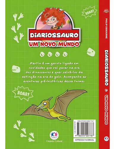 Diariossauro, de Philip Osbourne. Série Diariossauro Editora Ciranda Cultural, capa mole, edição 1 em português, 2021