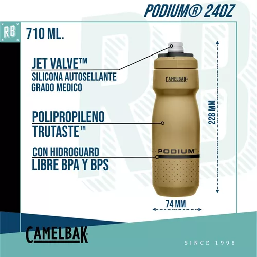 Botella de agua CamelBak Podium para bicicleta