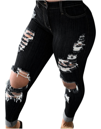 Pantalones De Mujer Street Jeans Show Pantalones Casuales De 