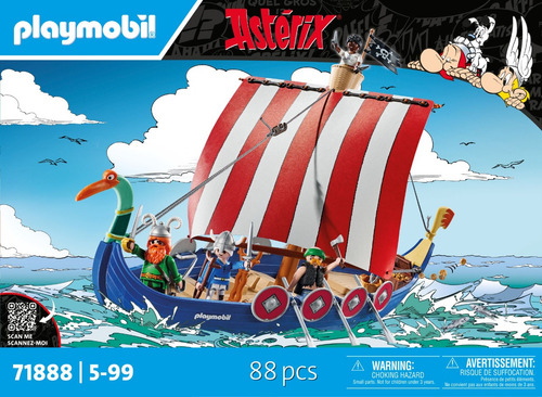Playmobil Astérix: Barco Pirata 71888 88