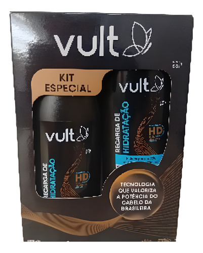 Kit Vult Recarga De Hidratação Shampoo + Condicionador 200ml