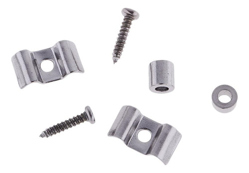 8 X 2 De Retenedores De Cadena De Árbol De Cuerda De Plata