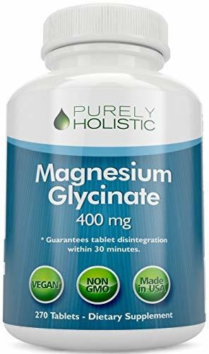 Glicinato De Magnesio 400mg - 100% Más 270 Tabletas De Magn