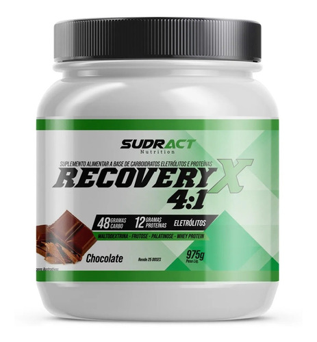 Recovery X 4:1 975g Sudract Malto Whey Protein Palatinose
