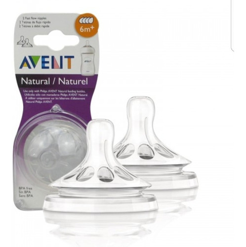 Avent Tetina Natural 2u 6m+ - Bebés Y Niños