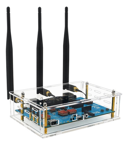 Funda Acrílica Para Banana Pi Openwrt One Transparent Protec
