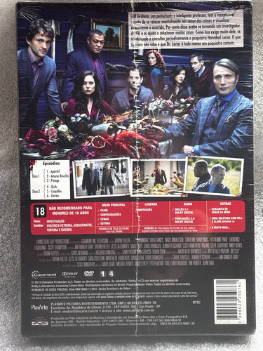 Dvd Duplo Hannibal 1° Temp Vol 1