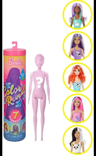 Imagen 2 de 4 de Barbie Color Reveal Original Matel