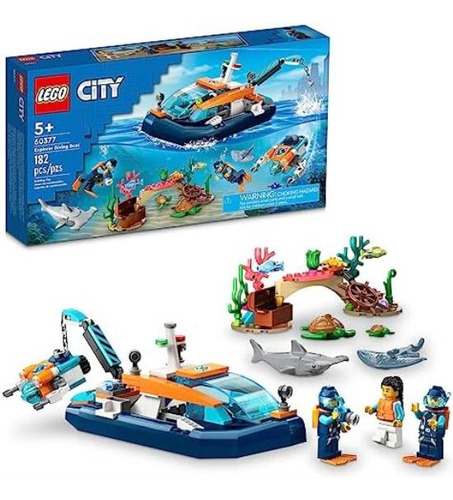 Lego City Explorer Barco De Buceo, Juguete De Construcción E