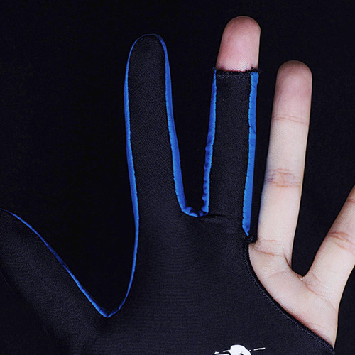 2 Tiradores De Billar Snooker Taco De Billar Guantes