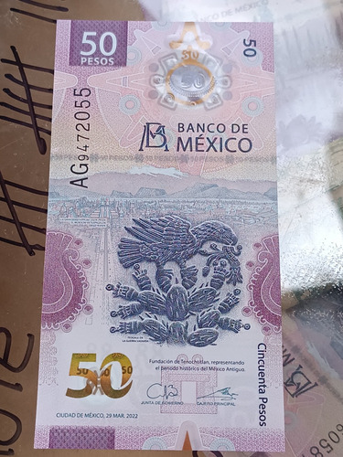 Billete Error De Impresión Ajolote