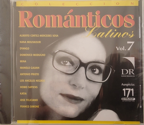 Cd Románticos Latinos Vol.7 Nuevo Sellado 