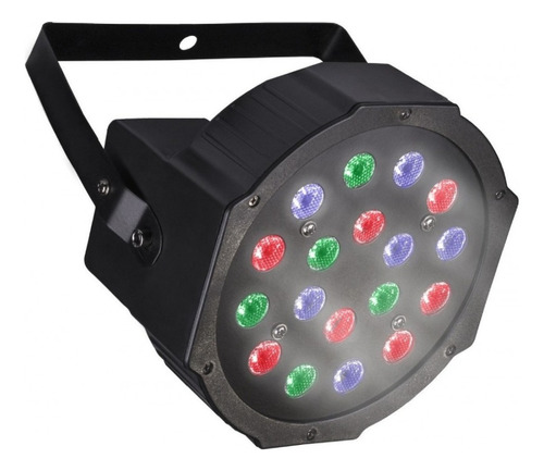 Tacho Par Skp Ledx F1 18 Leds Ultra Delgado 1w Rgb Luces Dj