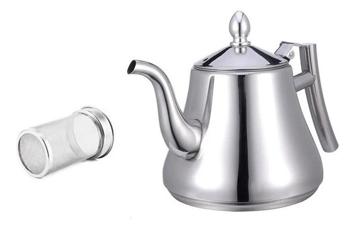 De Tetera Cafetera Jarra Acero Inoxidable 1.5l + Filtro