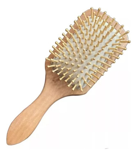 Cepillo Madera Anti Frizz Cabello Desenreda Pelo Peineta Eco