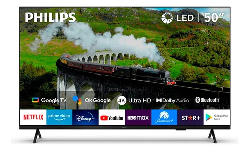 comprar Smart Tv Philips 4k Uhd 50pud7408 50  Google Tv