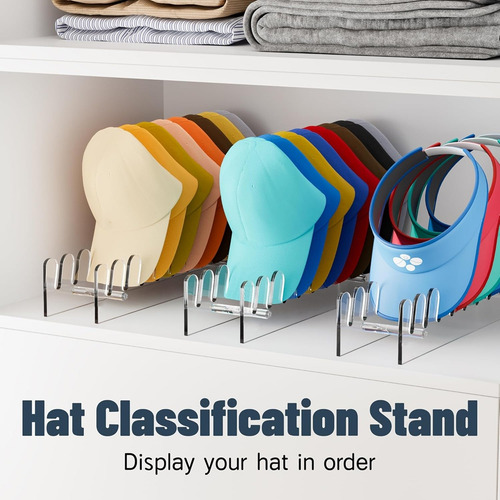 Soporte Acrílico Para Gorras De Béisbol, Liso Y Redondo