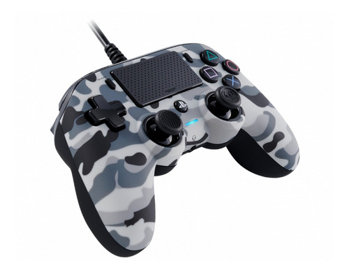 Imagen 2 de 4 de Joystick Nacon Wired Compact Controller for PS4 camuflaje gris