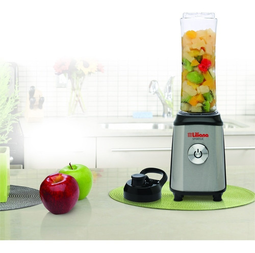 Imagen 8 de 9 de Licuadora Liliana Sportlic 600ml 350w Acero Inoxidable Al116