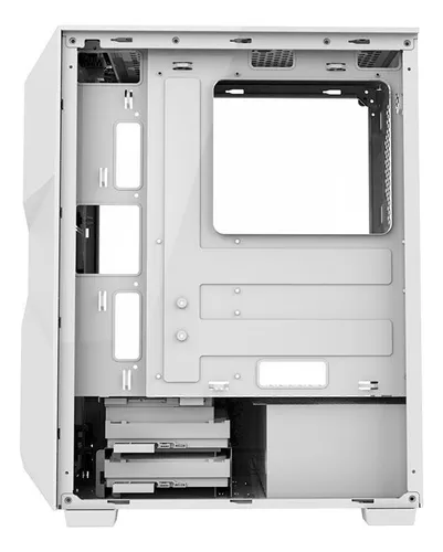 Armario Alseye Big Jony Gamer, torre media, lateral de cristal blanco