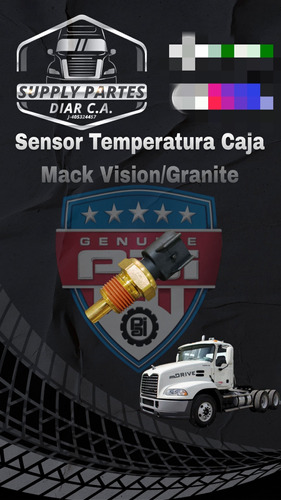 Sensor Temperatura  Caja T-2180 Mack Vision Granite