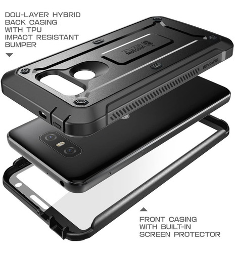 Imagen 7 de 8 de Case LG V35 Thinq LG G6 C/ Clip Protector Todo Terreno Armor