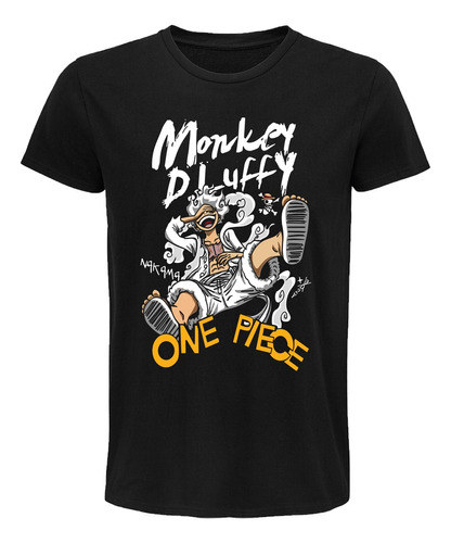 Playera Monkey D. Luffy Gear 5 Nika One Piece Anime Manga