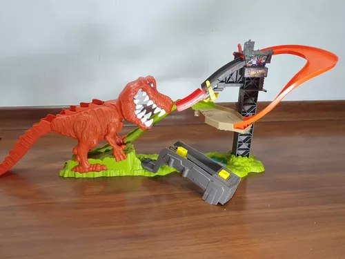 Hotwheels T-WRECKS - Pista Dino T-Rex Gigante 