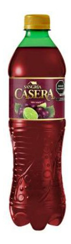 10 Pzas Refresco Sangría Casera 600 Ml