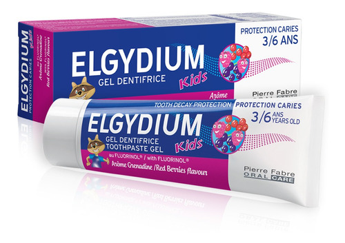 Imagen 1 de 4 de Elgydium Kids Pasta Dental Frutos Rojos X 50 Ml