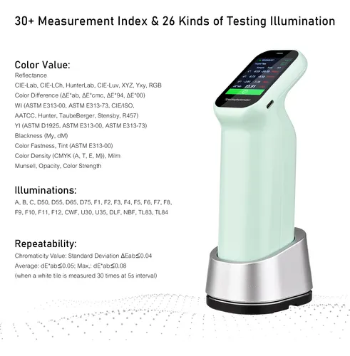 Espectrocolorímetro Espectrofotómetro Portátil Automático