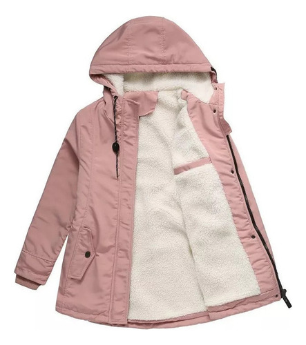 Gorro Grande De Sherpa Con Capucha Para Mujer