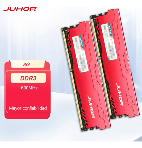 Memoria Ram 16gb(2x8g)ddr3-1600 Juhor Disipador Para Desktop