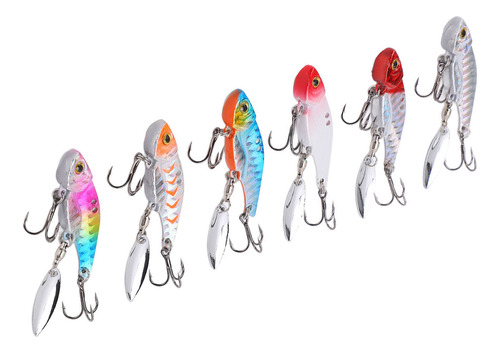 Cebo Artificial Duro De 5 Cm, 6 Unidades, Señuelo De Pesca C