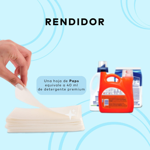 3pack Paps Detergente para ropa soluble 3 Fragancias 132ct