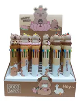 Comprar Lapicera X36 Multicolor 10 En 1 Souvenir Capibara Capybara Capybara Capybara