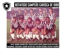 Comprar Quadro 20x30 Cu002F Moldura: Botafogo Campeão Carioca - 1989