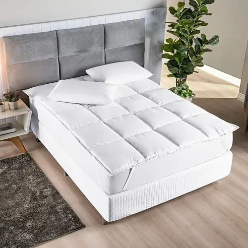 Pillow Top Casal 5 cm Percal 400 fios