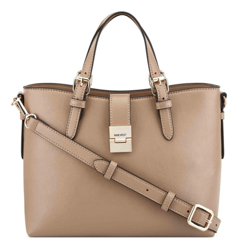 Bolsa Satchel Para Mujer Nine West Cafe Claro Ngn136406