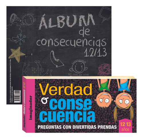 Verdad O Consecuencia 12/13 Años más Álbum: Libro De Juegos De Luciana B. Gogni Editorial Imaginador Tapa Blanda En Español 2015