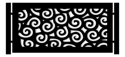 Baranda Chapa Calada 2m X 1m Balcon Terraza Pileta Gris Oscuro