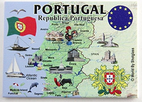 Portugal Serie Ue Refrigerador Del Recuerdo Del Imán De 2,5 
